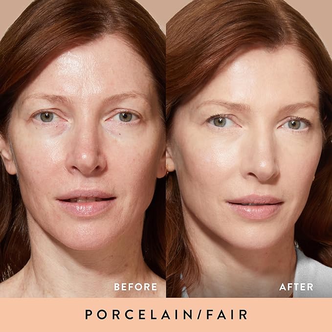 LAURA GELLER NEW YORK Quench-n-Tint Lightweight Tinted Moisturizer, Porcelain/Fair - Sheer to Light Buildable Coverage - Natural Glow Finish - Lightweight Formula with Hyaluronic Acid