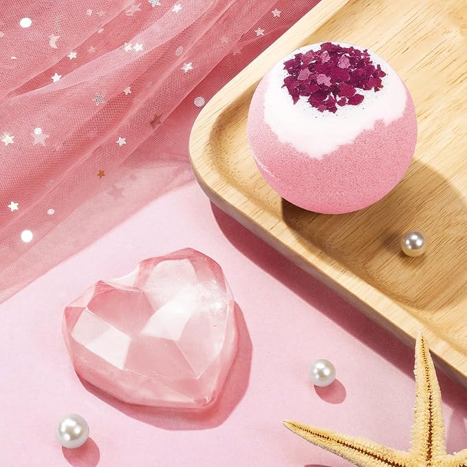 Mother's Day Gifts for Mom - Birthday Gifts for Women Get Well Soon Gifts Self Care Gifts Rose Relaxing Spa Gift Basket Care Package w/ Flannel Blanket 40 OZ Tumbler for Wife Grandma Friend Sister Her