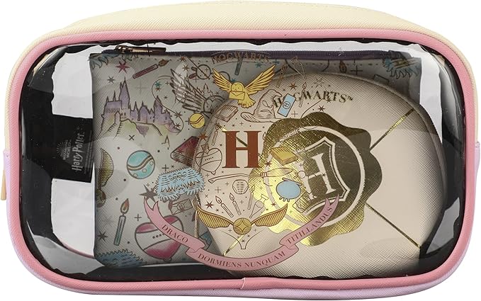 Harry Potter Hogwarts Crest 3-Piece Travel Toiletry Set