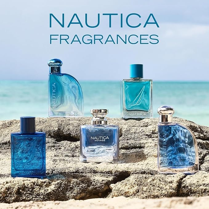 Nautica Classic for Men by Nautica 3.4 oz 100ml EDT Spray with Nautica Blue Eau De Toilette Spray for Men, 3.4 Fl Oz