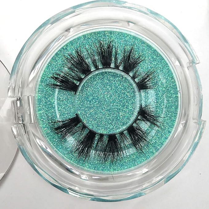 Mink Eyelashes 100% Siberian 3D Mink Fur Eyelashes Hand Made 16-20mm Natural Daily Eyelashes Cruelty-Free False Eyelashes Pack Cosplay Strip Eyelashes Wholesale 10 styles