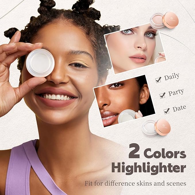 Color Nymph Face Makeup Kits - Special Edition, Makeup Set For Girl's Gift With Lipgloss Liquid Blush Solid Blusher Highlighters Contour Stick and Double-ended Brush For Lady Wife Girls