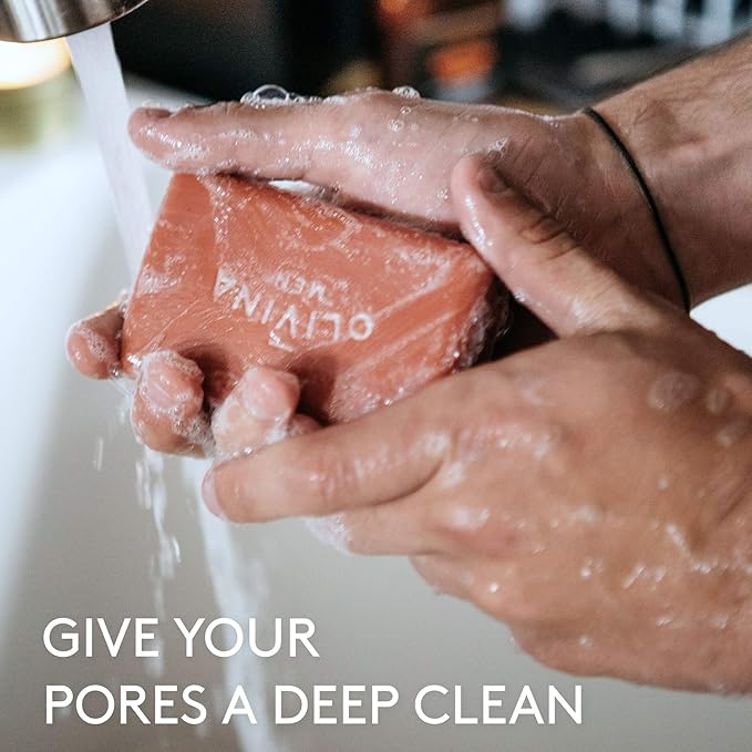 Barrel and Oak - Exfoliating Bar Soap Variety Pack, Men's Soap Bar, Natural Exfoliator, Skin Scrub, Deep Cleans Pores (6 oz Per Bar Soap, 3-Pack)