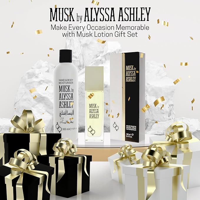 Alyssa Ashley Musk Perfume and Lotion Set
