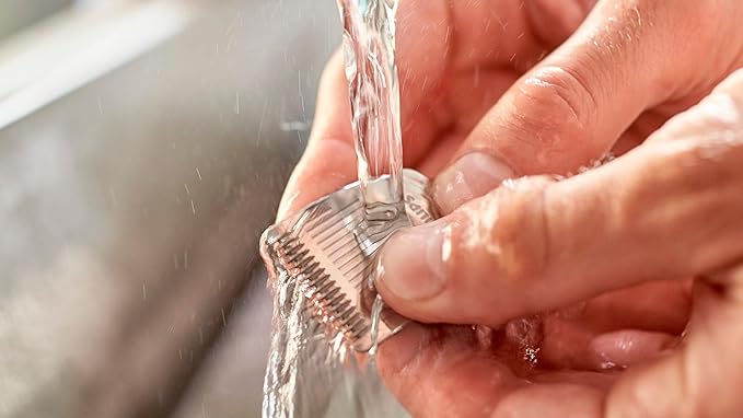 Philips Worldwide Voltage Cordless Men's Beard Trimmer with All New Locking Feature and 20 Length Settings with Skin Friendly Titanium Self Sharpening Blades