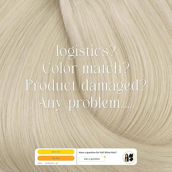 Full Shine 24 Inch Real Human Hair Extensions Clip ins Blonde 150 G Straight Clip in Hair Extensions Human Hair Platinum Blonde Remy Hair Extensions for Volume Thick Ends 7 Pcs