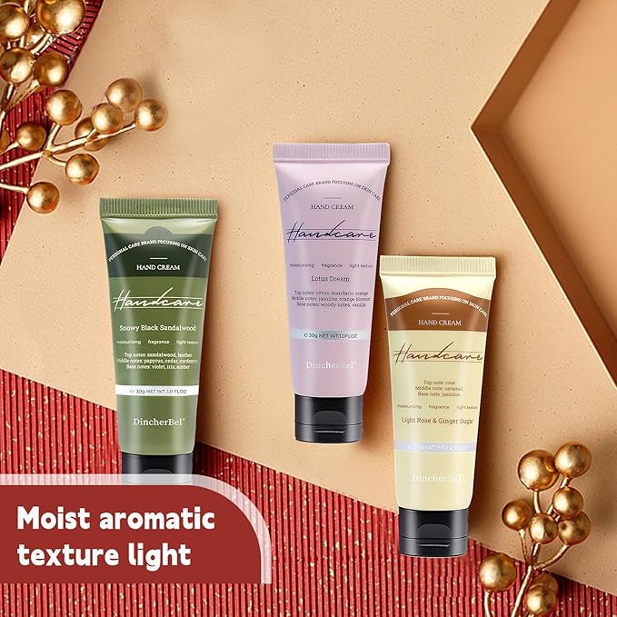 Skincare Hand Cream Gift Sets - 6 Pack Assorted Scented Travel Size Hand Lotion for Dry Skin, Mothers Day Gift, 1.0 oz/30 ml