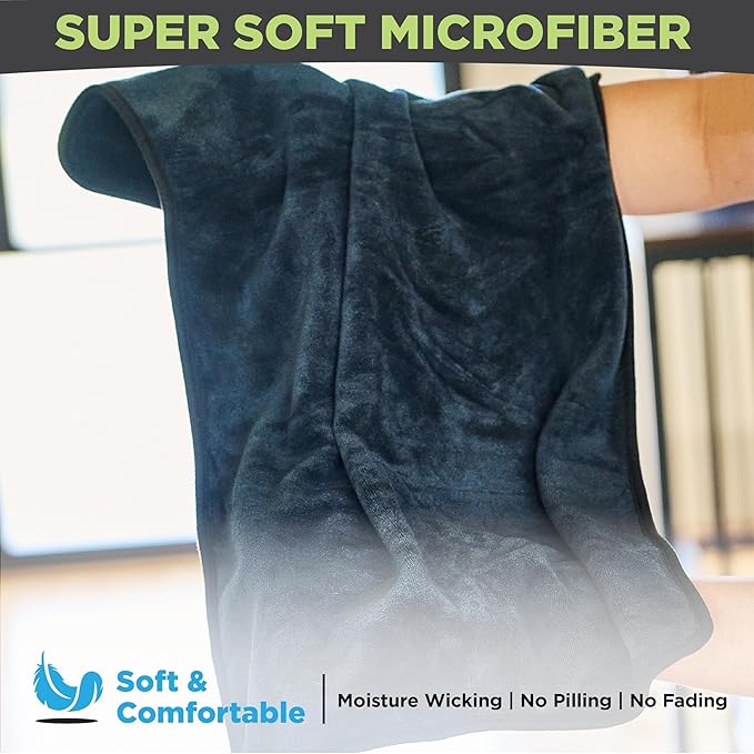 Premium Microfiber Towels - 5 Pack Ideal for Estheticians, Barbers, Salons Extra Thick, High Absorbency, Professional