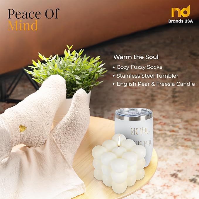 Self Care Gifts for Women, Birthday Care Package, Mothers Day Gifts for Mom, Get Well Soon Relaxing Spa Gift Busket Thinking of You Gift Set for Her Sister Best Friend