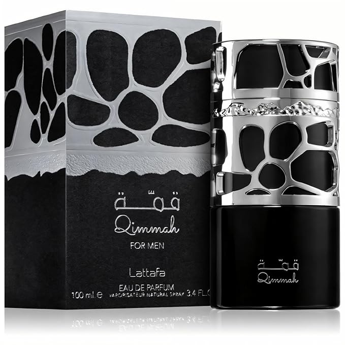 Lattafa Qimmah Eau de Parfum Spray for Men, 3.4 Ounce