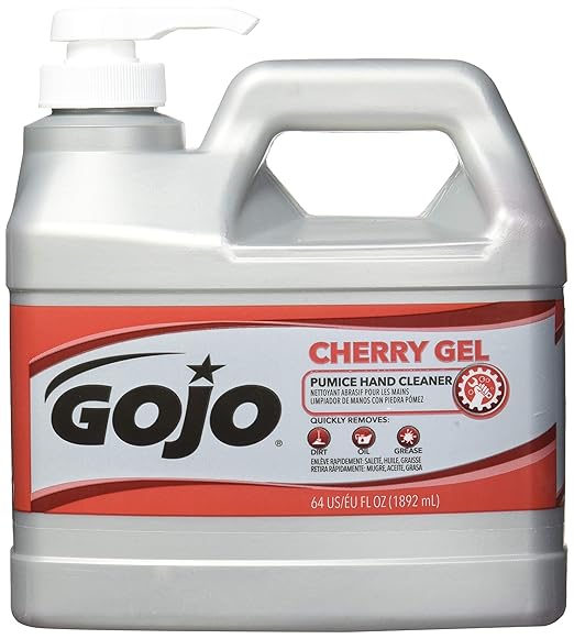 Gojo 2356-04 Cherry Gel Pumice Hand Cleaner, 0.5-gallon