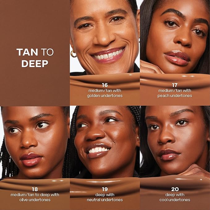 Saie Slip Tint Radiant Cream Concealer & All-Over Face Makeup - Concealer for Dark Circles, Redness & Blemishes - Lightweight Makeup Made with Hydrating Hyaluronic Acid - Shade 18 (0.17 oz)