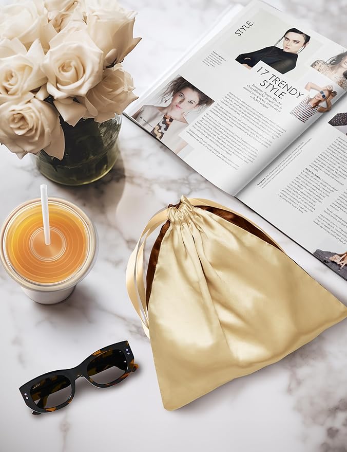 100% Mulberry Silk Bonnet for Sleeping Women with Curly Hair – Alternative to Double Layer Satin Bonnet with Tie Band Premium Silk Hair Wrap for Sleep with Wonder Loop Chocolate