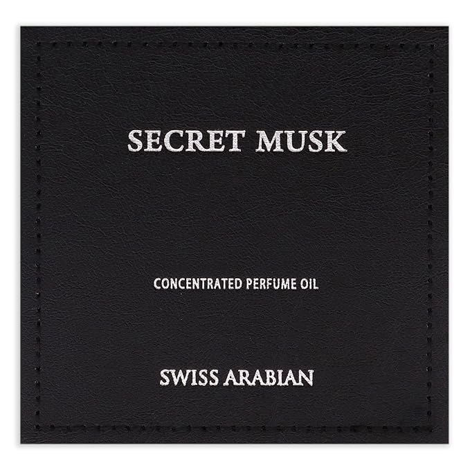 Swiss Arabian Secret Musk - Luxury Products From Dubai - Long Lasting, Addictive Personal Perfume Oil Fragrance - A Seductive Signature Aroma - 0.4 Oz
