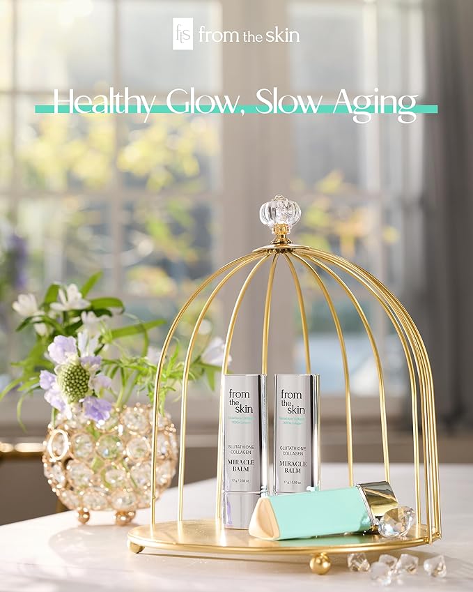 Glutathione Collagen Miracle Balm – SPF 50+ Anti-Wrinkle Sunscreen Stick for Radiant and Youthful Skin - Pore Covering Silky Finish Sunblock Stick, 0.59oz.