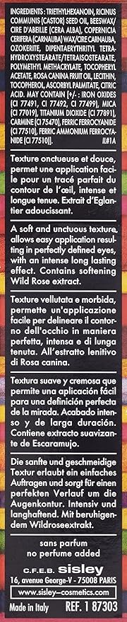 sisley paris Perfect Eyeliner with Blender and Sharpener, #3 Steel, Phyto Khol