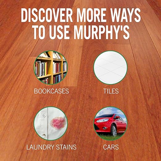 Murphy 70481465315 OIL SOAP Wood Cleaner, Original, Concentrated Formula, Floor Cleaner, Multi-Use , Finished Surface Cleaner, 128 Fluid Ounce (US05480A)