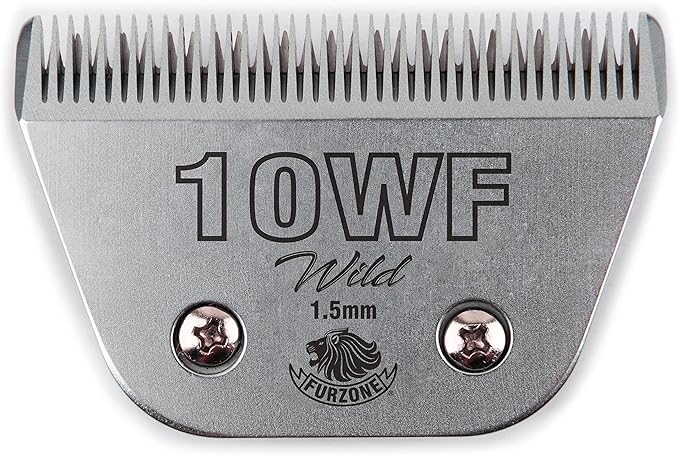 Detachable Blade - Size 10WF Wide Blade 1/16", Made of Extra Durable Japanese Steel, Compatible with Most Andis, Oster, Wahl A5 Clippers