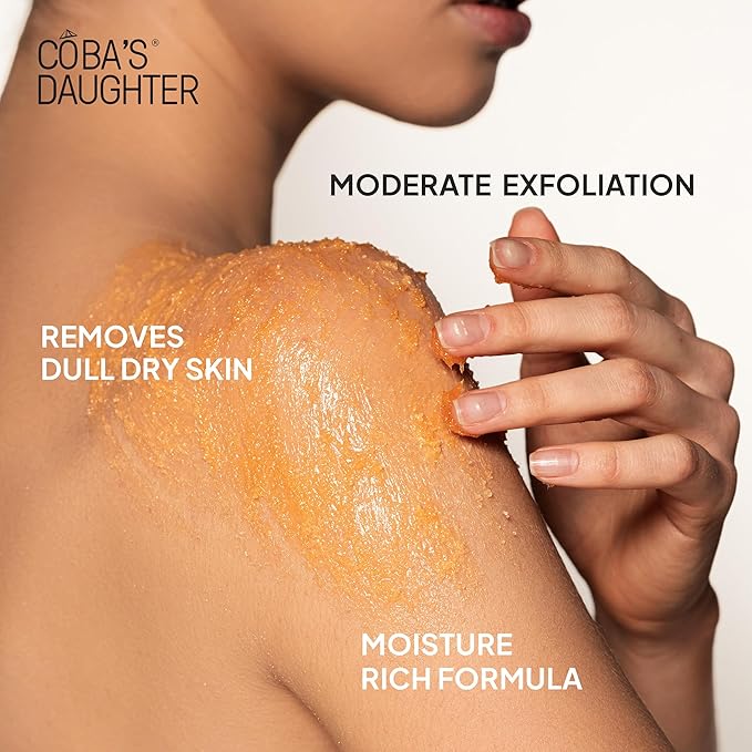 COBA'S DAUGHTER 3-Piece Body Care Gift Set | Mother's Day Gift set| Honey Turmeric Scrubs & Almond Orange Scrubs | Soothing Aloe Vera Gel| Shower Therapy for Women| Travel Size Beauty