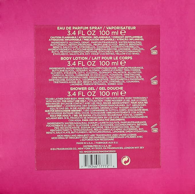 Nicki Minaj Minajesty 3 Piece Gift Set
