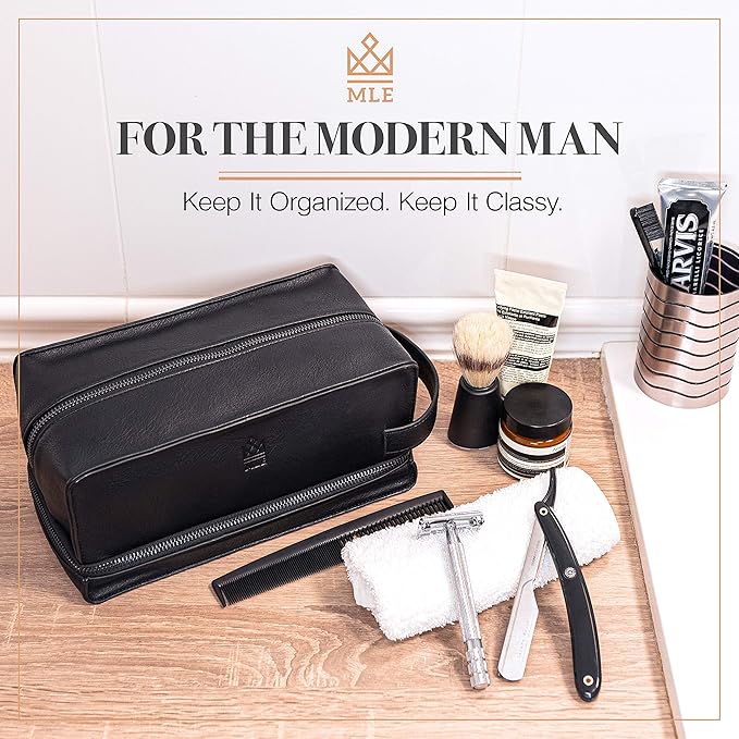 Leather Toiletry Bag for Men, Gift For Men, Mens Travel Bag Toiletry, Leather Shaving Bag, Leather Dopp Kit for Men, Mens Leather Toiletry Bag, Mens Travel Toiletry Bag, Hygiene & Grooming Kit