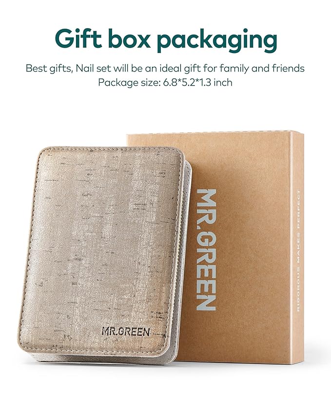 Manicure Set 8 in 1,Professional Pedicure kit,Stainless Steel Manicure Kit,Portable Travel Grooming Kit Nail Care Tools,Nail Clippers Pedicure Tools with Leather Travel Case (brown)