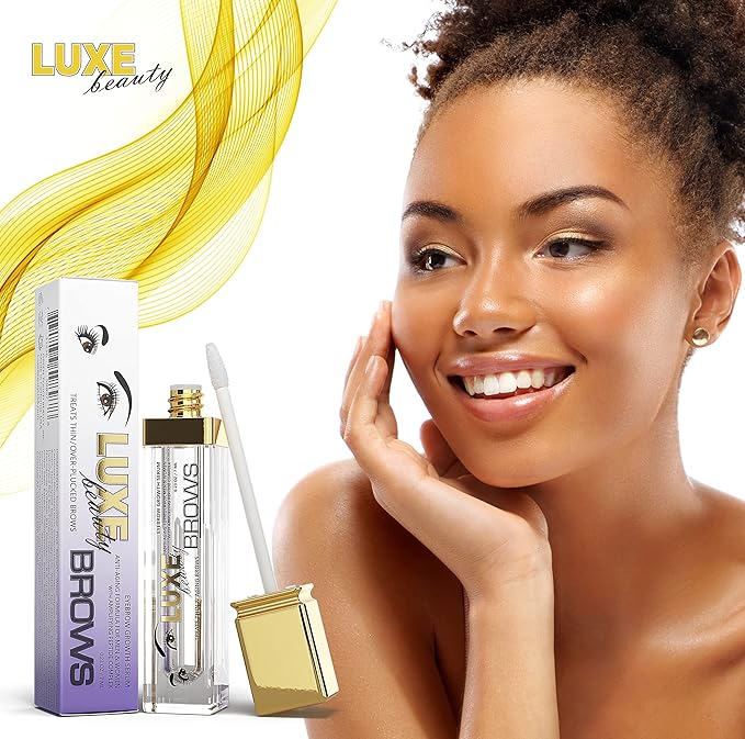 Luxe Beauty - Advanced Eyebrow Growth Serum for Thicker, Fuller Brows - Anti-Aging Formula for Men and Women - 0.23 fl oz / 7ml
