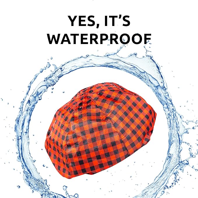 Green Camouflage Men Shower Cap For dreadlocks, braids, curls, locs, curly hair. Waterproof, Reusable, Large shower cap for mens hair. Terry cloth lined, elevated, sleek looking shower caps