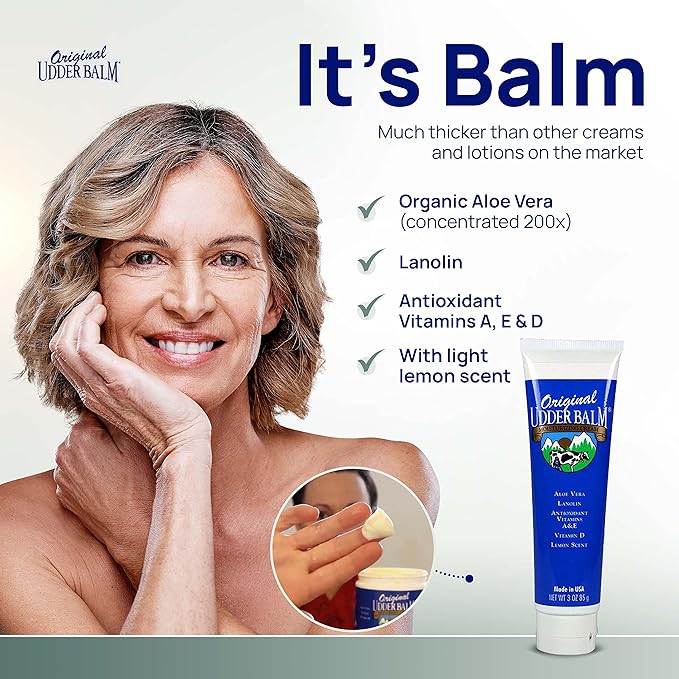 Original Udder Balm Moisturizer Tube for Dry Skin