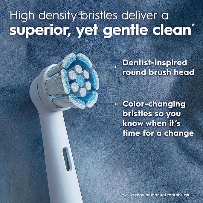 Oral-B iO Ultimate Clean Replacement Brush Heads, 5 Count, 4 Ultimate Clean + 1 Gum & Sensitive White
