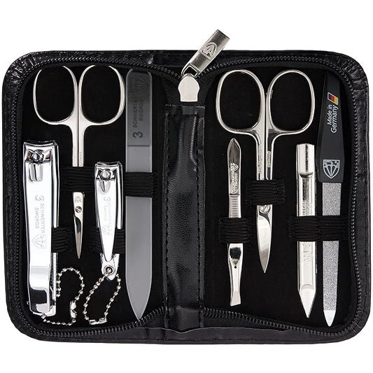3 Swords Germany Solingen Manicure Pedicure Set Nail Care Kit Made in Germany