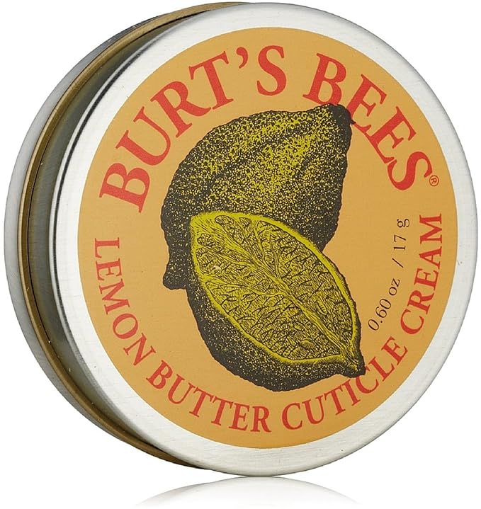 Burt's Bees Lemon Butter Cuticle Cream with Vitamin E, Nourishes Nails, Softens Dry Cuticles, 0.6 OZ (17g) - 5 Pack