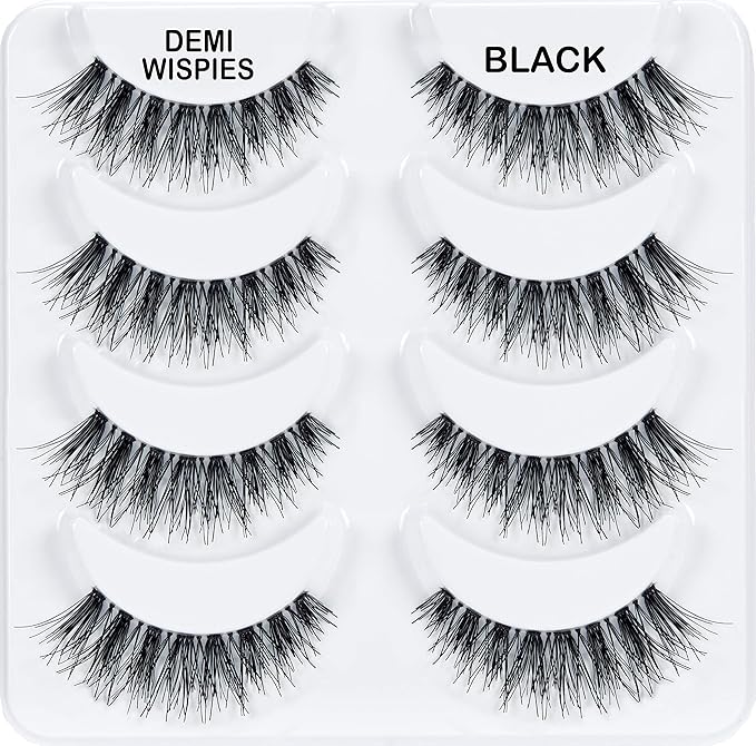 ARDELL Professional Natural Multipack - Demi Wispies Black by Ardell, Pack of 3