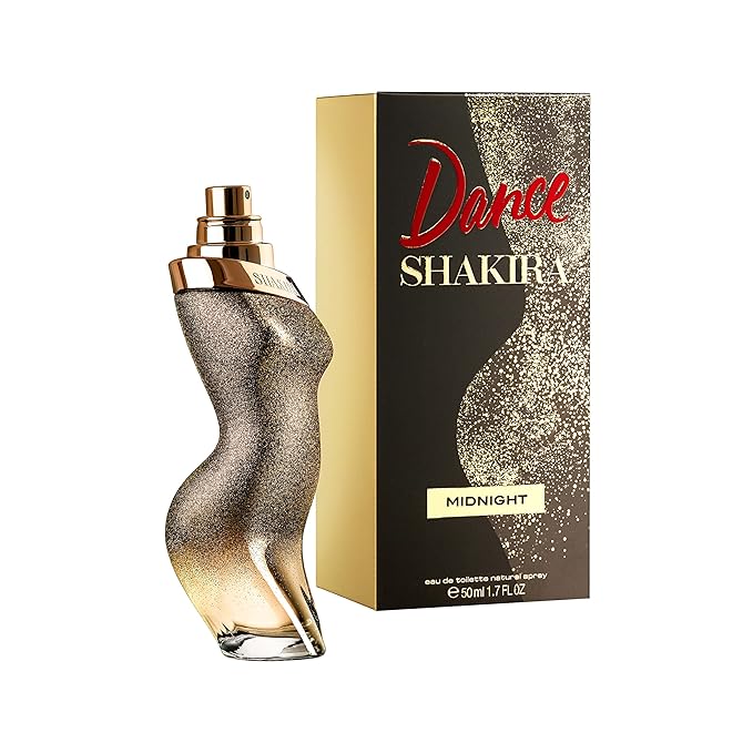 Shakira Perfume - Dance Midnight for Women - Long Lasting - Femenine, Charming and Romantic Fragance - Floral Gourmand Notes- Ideal for Day Wear - 1.7 Fl Oz