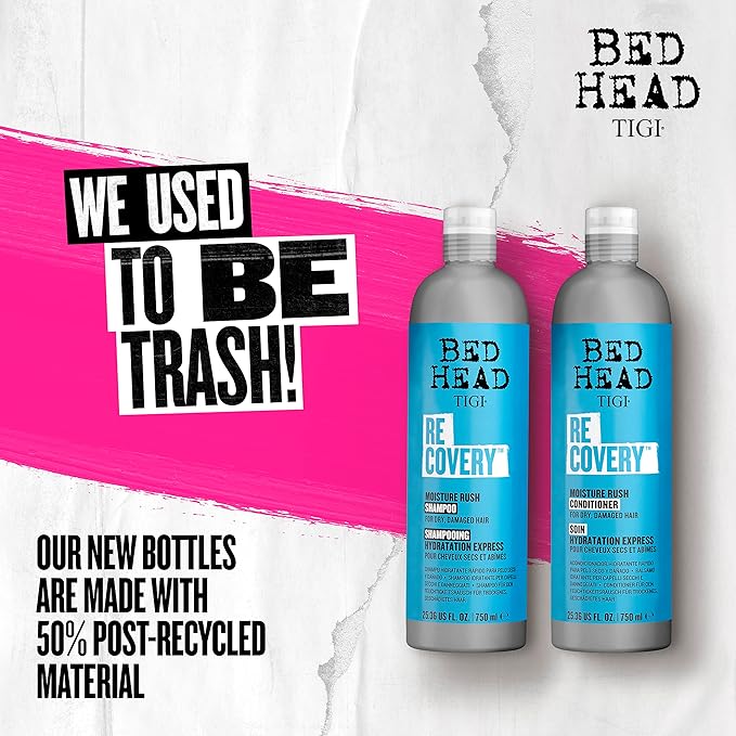 TIGI Bed Head Shampoo & Conditioner For Dry Hair Recovery With Prickly Pear Cactus Extract 2 x 25.36 fl oz