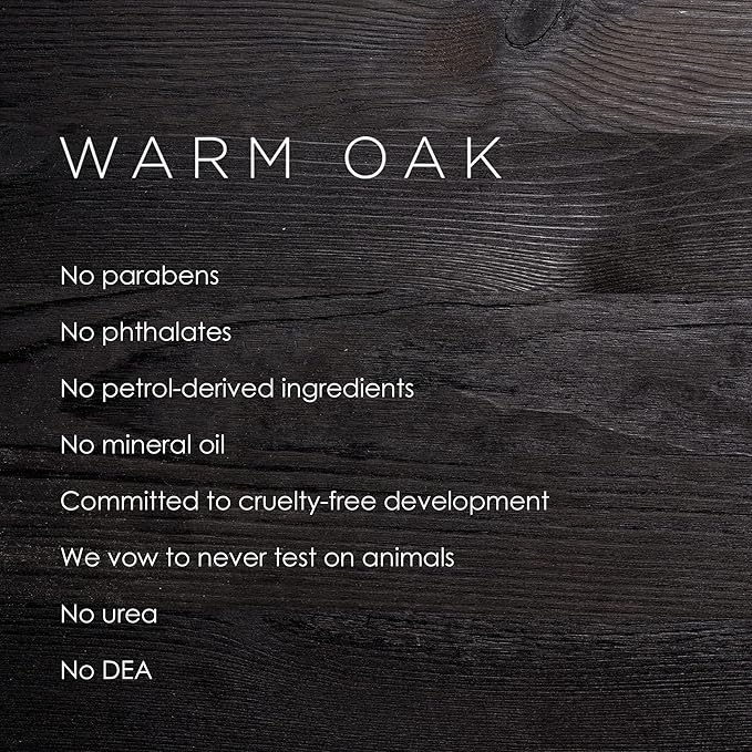 Gilchrist & Soames Warm Oak Hand Wash - 9oz - Natural, Essential Oils, All Skin Types, Zero Parabens, Sulfates, and Phthalates