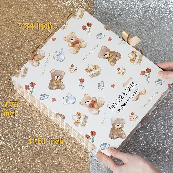 Mother's Day Gifts Luxury Surprise Bath & Body Box Beauty Advent Calendar, 17-Pcs Spa Gift Set with Hand Creams, Mask Gift Basket for Women Beauty Bath surprise box for adults Teens Girls