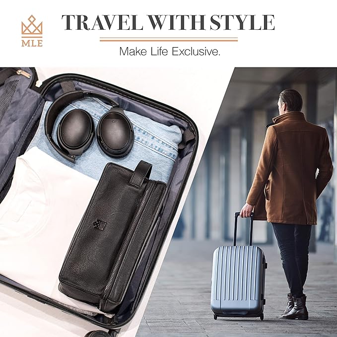 Leather Toiletry Bag for Men, Gift For Men, Mens Travel Bag Toiletry, Leather Shaving Bag, Leather Dopp Kit for Men, Mens Leather Toiletry Bag, Mens Travel Toiletry Bag, Hygiene & Grooming Kit