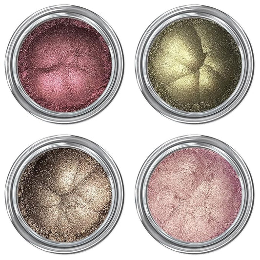 Concrete Minerals Metallic Eyeshadow, Silky- Smooth and Highly Pigmented, 100% Vegan and Cruelty Free, Handmade in USA, 8 Grams Loose Mineral Powder (The Vampire Queen)