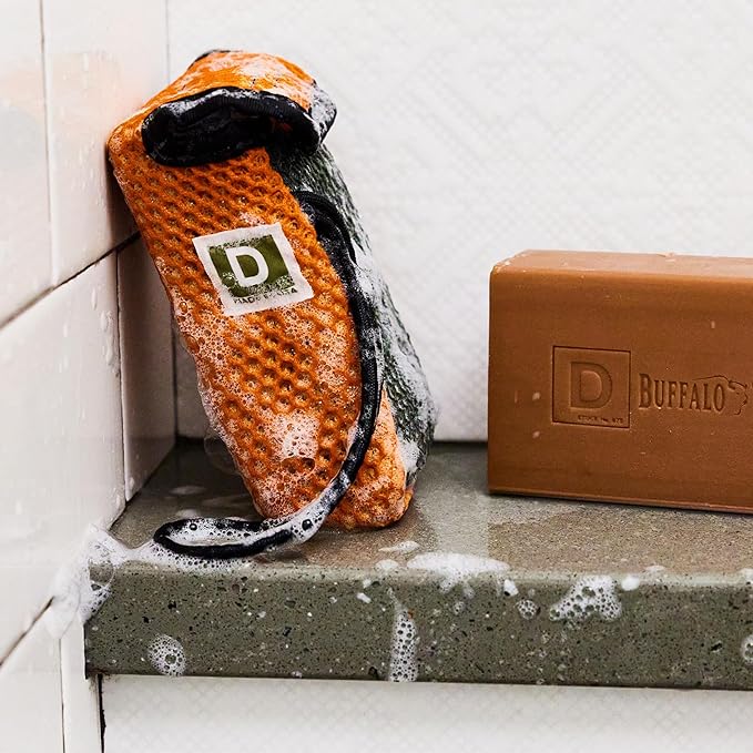 Duke Cannon Soap Bundle Pack - Tactical Scrubber and Big Brick of Soap (Smells Like Accomplishment)