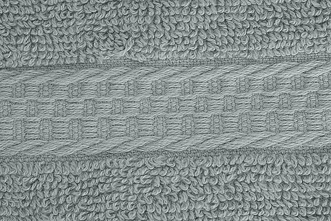 Utopia Towels 12 Pack Premium Wash Cloths Set, 12 by 12 Inches, 100% Cotton Ring Spun, Highly Absorbent and Soft Feel Essential Washcloths for Bathroom, Spa, Gym, and Face, Cool Grey