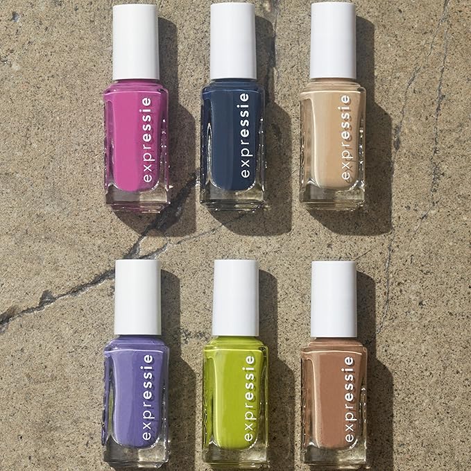 essie Expressie Nail Polish, Quick-Dry Neutral Nail Polish, Power Moves, Vegan, Take A Breakdance, 0.33 fl oz