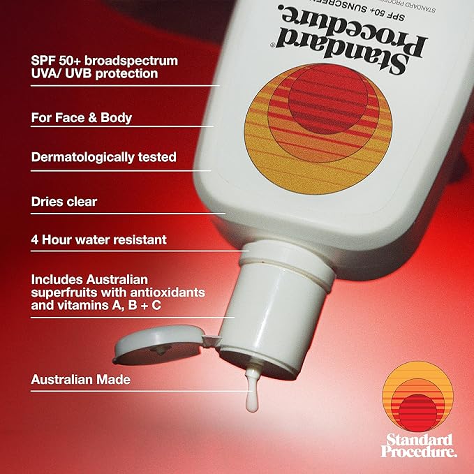 SPF 50+ Sunscreen, Travel-Size Broad Spectrum Face & Body Sunblock, 4HR Water Resistant, Organic Chemical Formula, 2 oz