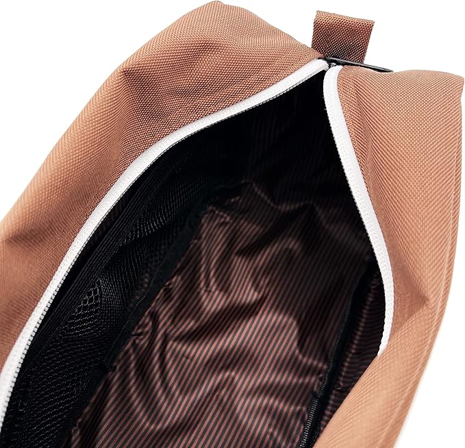 Icon Sports Fan Shop FC Barcelona World Soccer Club Team Logo Officially Licensed Toiletry Travel Bag (Black, ONE SIZE)