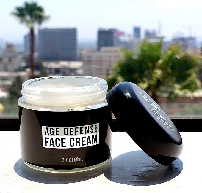 RUGGED & DAPPER - Mens Face Cream with Hyaluronic Acid - Ultra-Hydrating Mens Anti Aging Face Cream- 24 Hour Protection - 4 Month Supply - USA Made