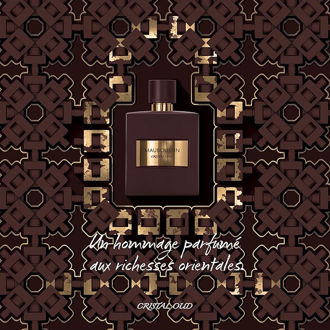 Mauboussin - Pour Lui Cristal Oud 100ml (3.3 Fl Oz) - Eau de Parfum for Men - Oriental Scent