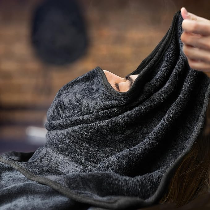 Premium Microfiber Towels - 5 Pack Ideal for Estheticians, Barbers, Salons Extra Thick, High Absorbency, Professional