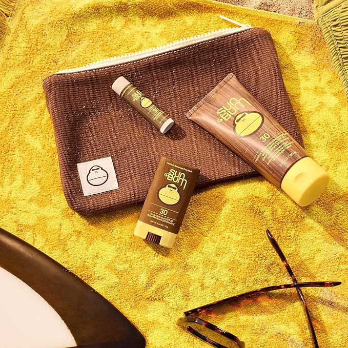 Sun Bum Road Tripper | Travel Sized Sun Care Pack with Sunscreen Lotion, Face Stick, and Lip Balm | SPF 30 Broad Spectrum UVA/UVB Protection | TSA Friendly