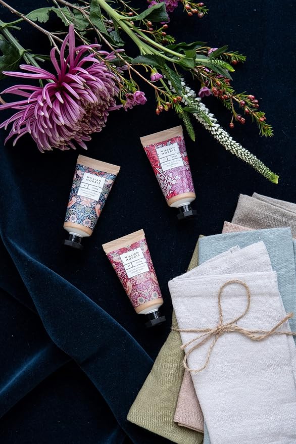 At Home Patchouli & Red Berry Hand Cream Gift Set | Enriched With Shea Butter & Essential Oils | Travel Friendly Sizes | 3 x 30ml
