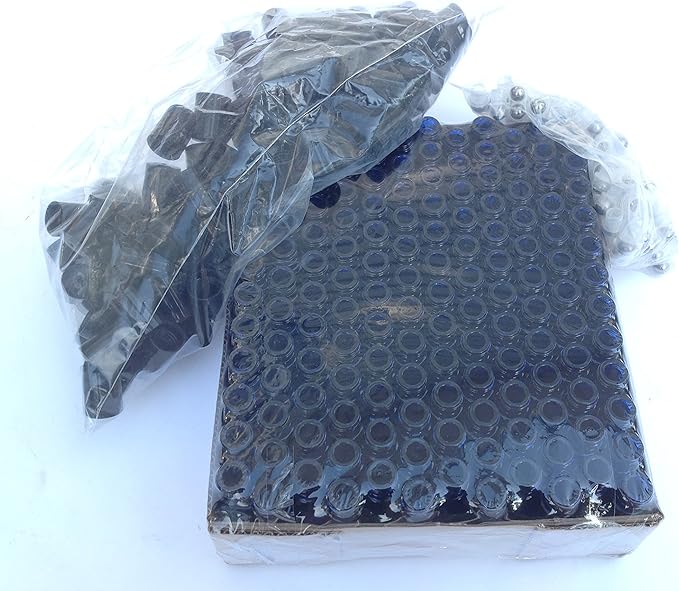 144-10ml Amber Glass Roll On Thick Bottles (144) with Stainless Steel Roller Balls - Refillable Aromatherapy Essential Oil Roll On (144)